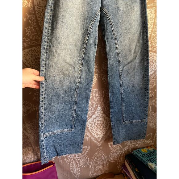Free People We The Free Risk Taker Mid-Rise Jeans Size 25 - Picture 6 of 9
